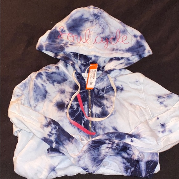 soulcycle tie dye hoodie